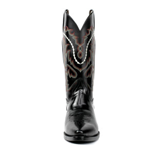 1000 BOTA VAQUERA CAMALEÓN NEGRO