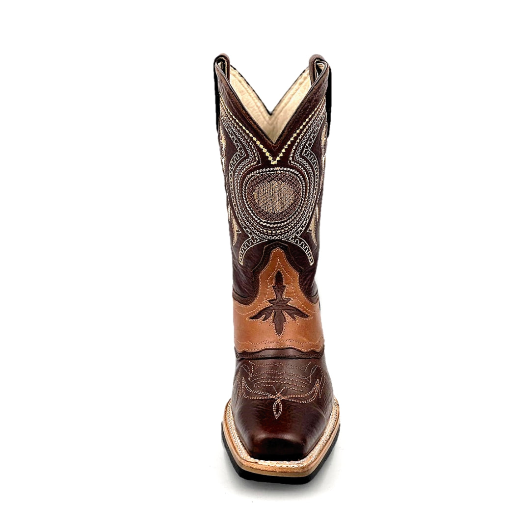 1061 BOTA VAQUERA RODEO LUPO CHOCOLATE