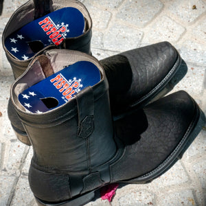 1090 BOTA VAQUERA CAMPIRANO NEGRO