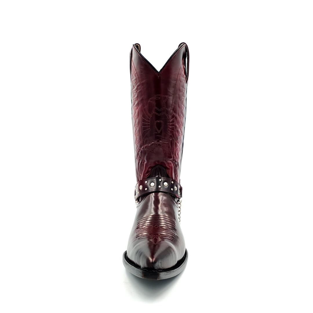 1120 BOTA VAQUERA CAMALEÓN ARNÉS VINO