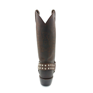 1130 BOTA VAQUERA CRAZY ARNÉS CAFÉ