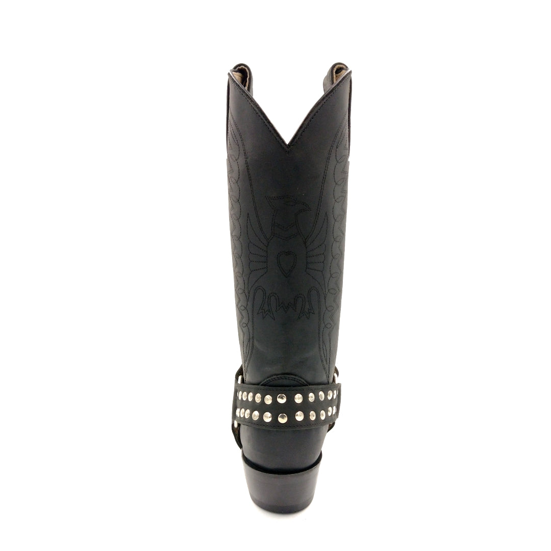 1130 BOTA VAQUERA CRAZY ARNÉS NEGRO