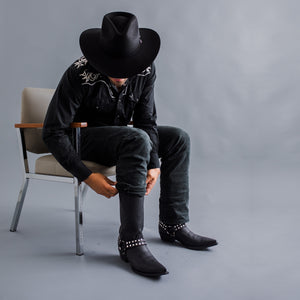 1130 BOTA VAQUERA CRAZY ARNÉS NEGRO