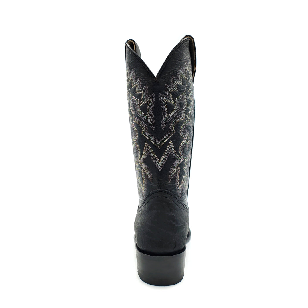 1140 BOTA VAQUERA TORO OVAL NEGRO