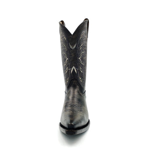 1180 BOTA VAQUERA HIDDEN CHIHUAHUA NEGRO