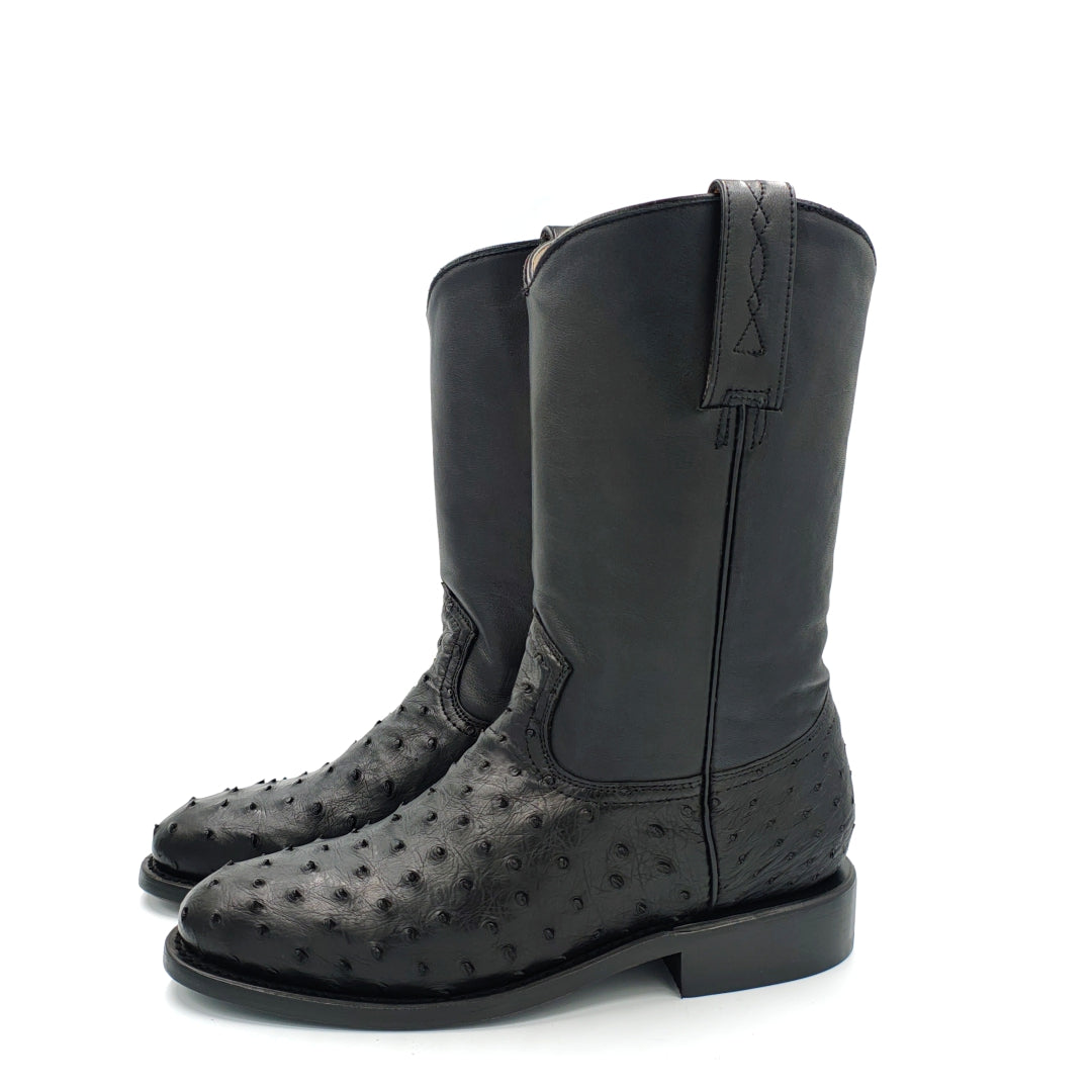 1241 BOTA VAQUERA AVES ROPER NEGRO