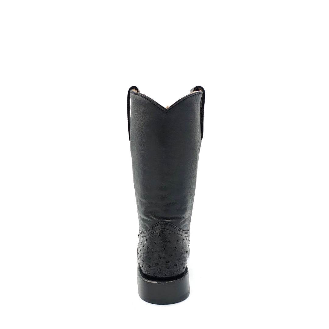 1241 BOTA VAQUERA AVES ROPER NEGRO