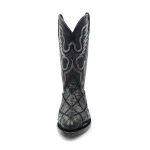 1280 BOTA VAQUERA OVAL R AVES NEGRO