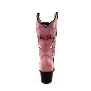 6100 BOTA VAQUERA PITBULL DARK CHERRY