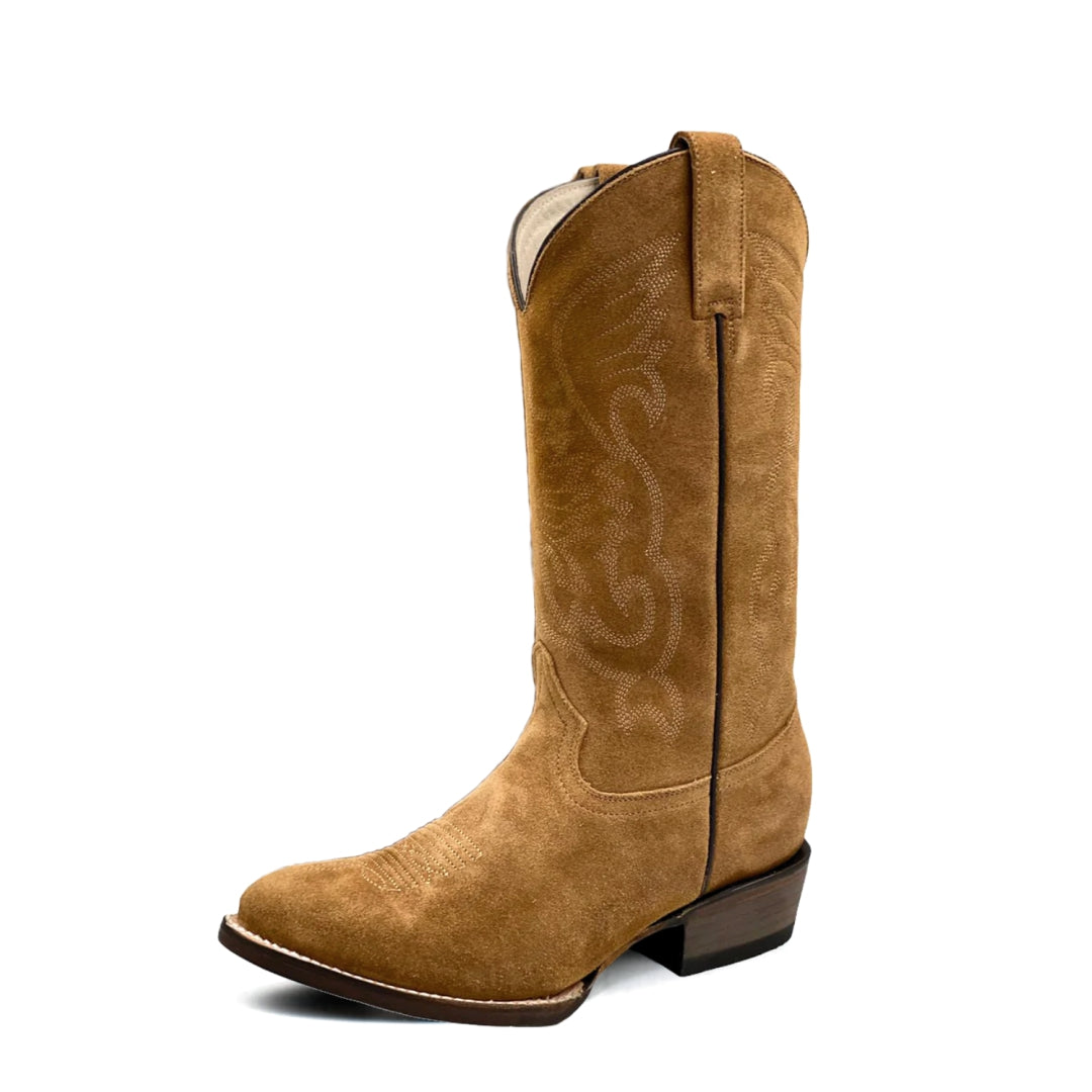 6020 BOTA VAQUERA GAMUZA TAN - Main Image