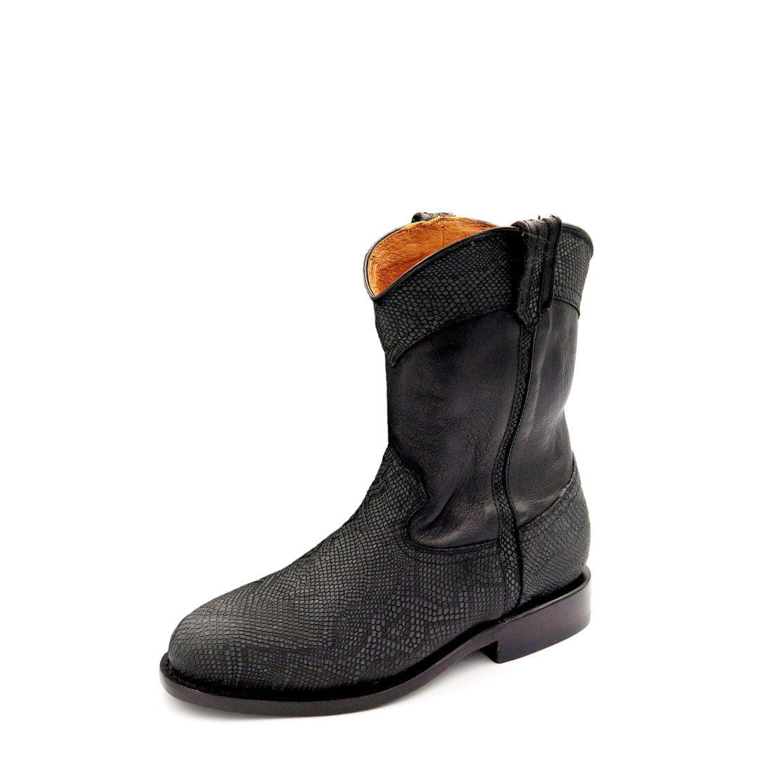 7090 BOTÍN CASUAL LADY ROPER CORALILLO NEGRO