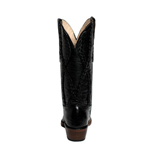 6011 BOTA VAQUERA FLOATER TRENZA NEGRO