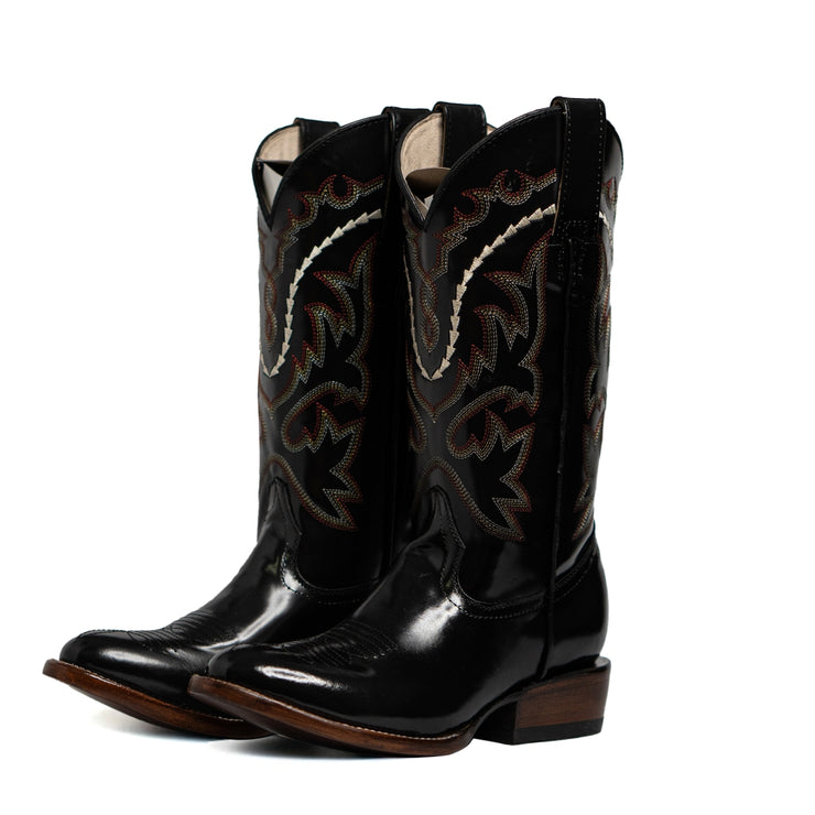 Botas de Cuero Vaquera con Acabado Camaleon LAB