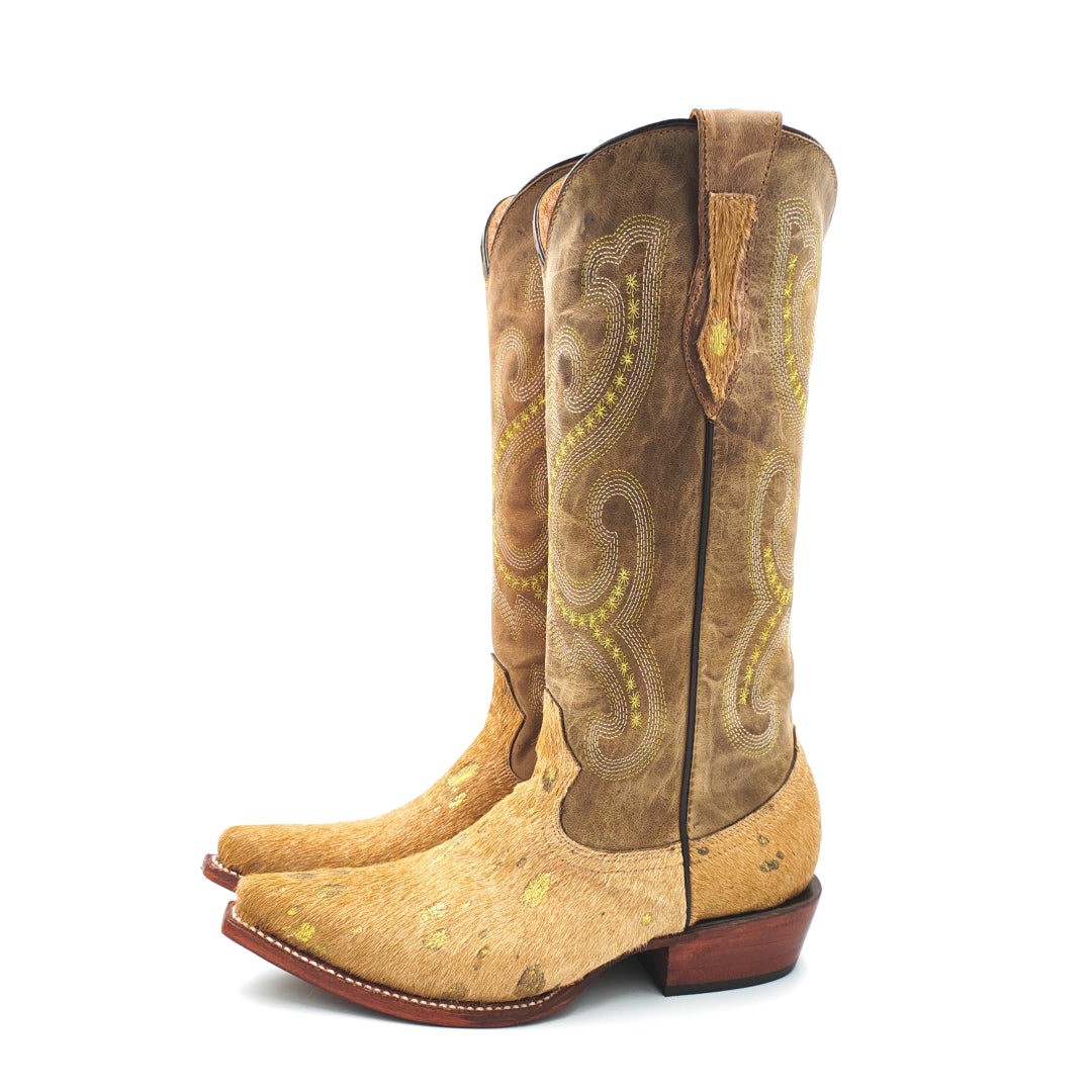 6250 BOTA VAQUERA LADY REVITA PELO TAN