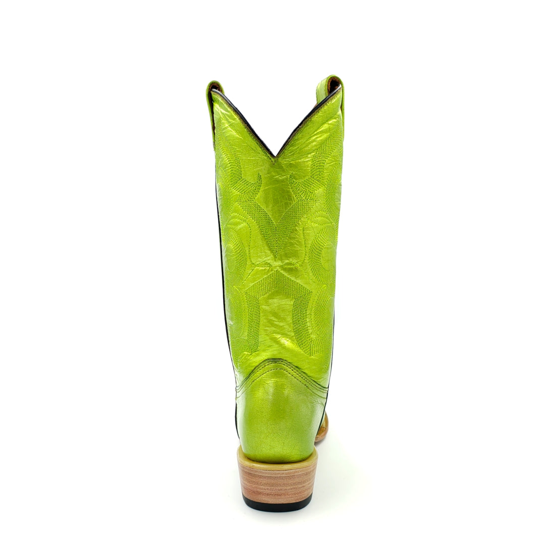 6290 BOTA VAQUERA LADY BLINK VERDE