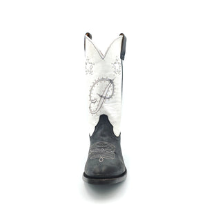 6310 BOTA VAQUERA LADY OV VECCIO NEGRO/BLANCO