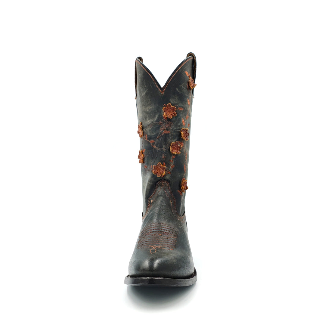 6350 BOTA VAQUERA LADY OV MUNICH BURN ORANGE