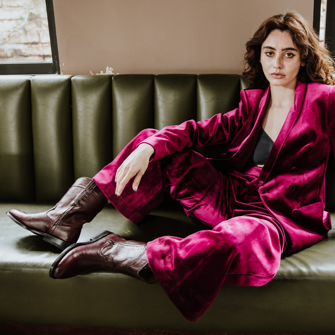 7091 BOTÍN CASUAL LADY ROPER SIENNA LISA VINO