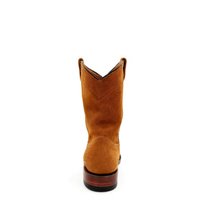 7091 BOTÍN CASUAL LADY ROPER GAMUZA LISA TAN