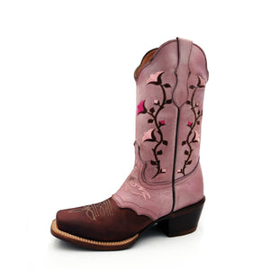 6100 BOTA VAQUERA PITBULL DARK CHERRY