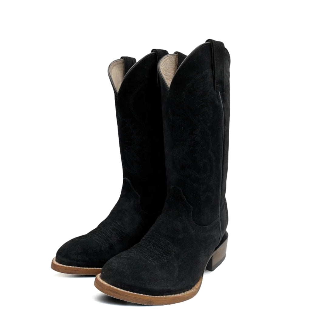 6020 BOTA VAQUERA GAMUZA NEGRO